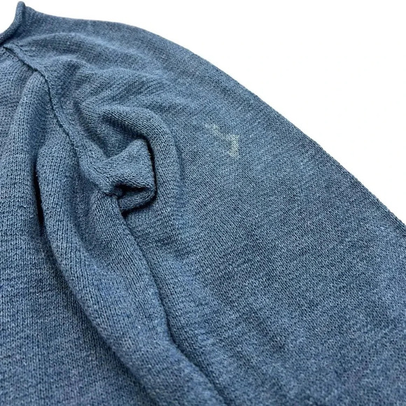 Ugg Blue Knit Outseam High Low Sweater S - Picture 3 of 4